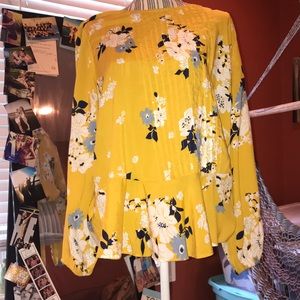 Summer/fall yellow shirt